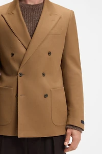 BECKHAM x BOSS double-breasted jacket wool and cashmere