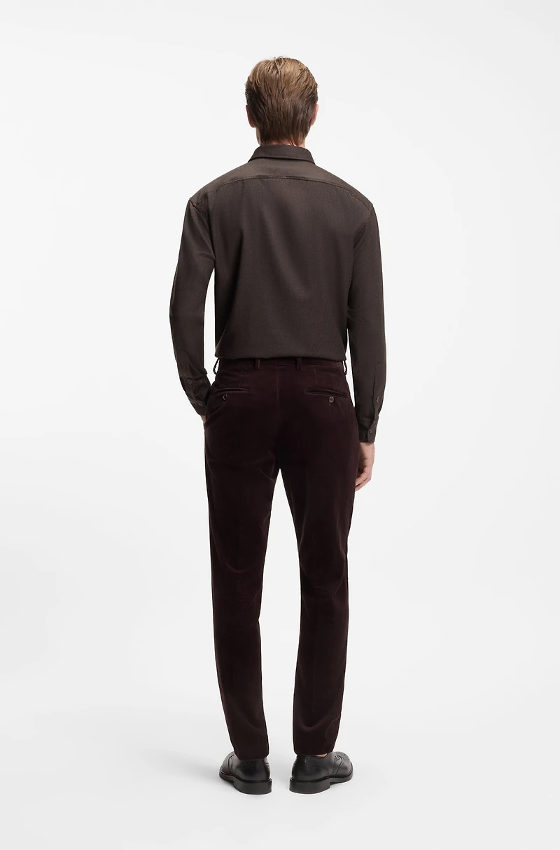 BECKHAM x BOSS relaxed-fit shirt virgin wool