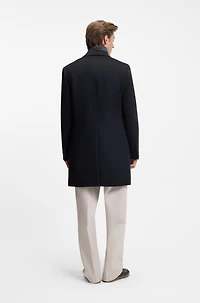 BECKHAM x BOSS formal coat virgin wool and cashmere