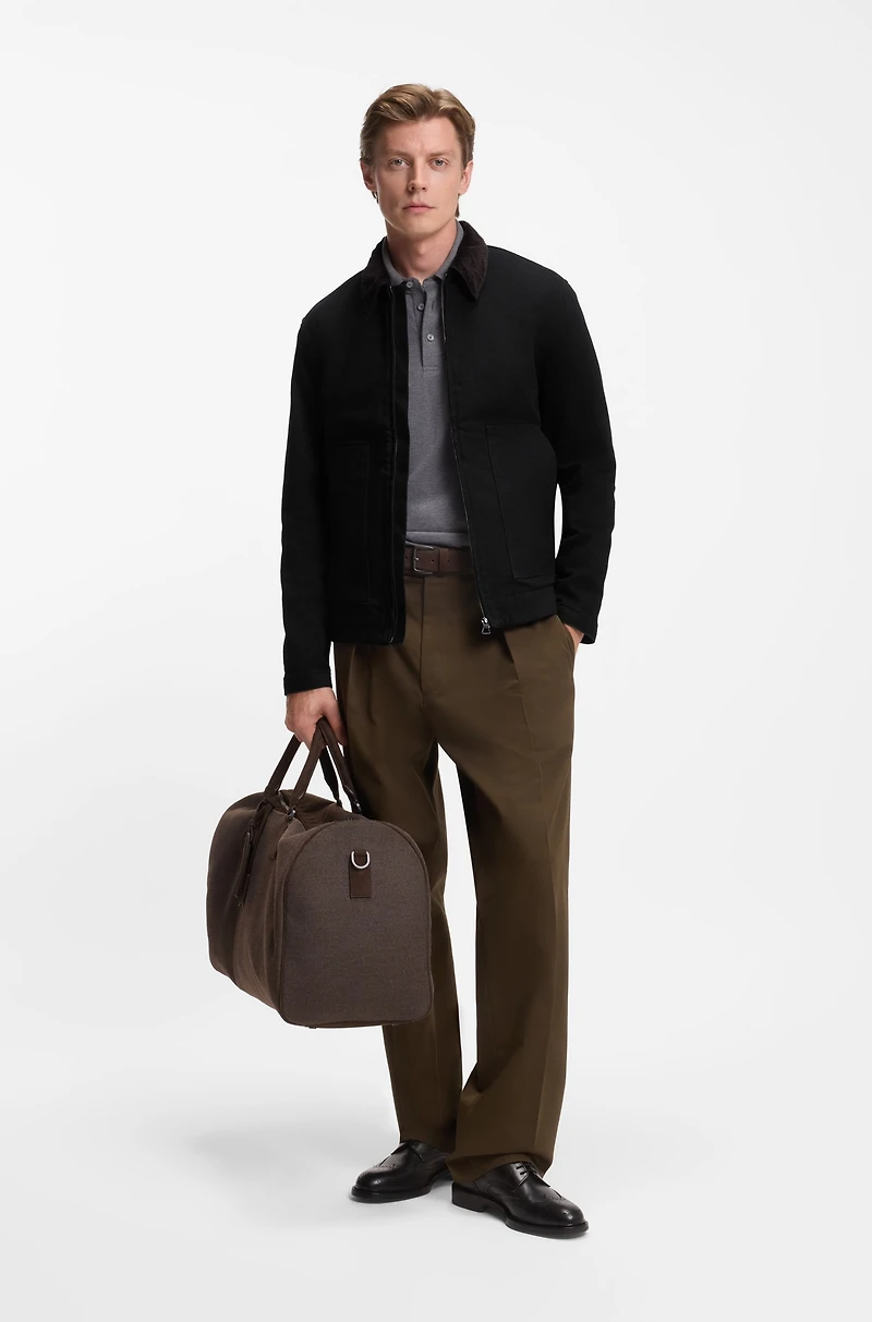 BECKHAM x BOSS jacket black rigid denim