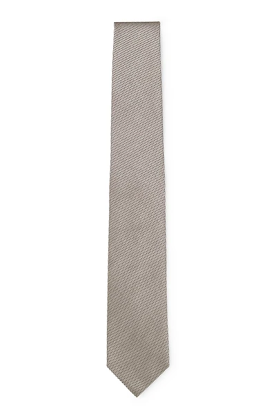 Jacquard-pattern tie in silk