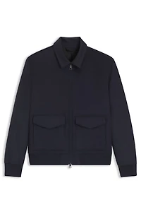 BECKHAM x BOSS zip jacket wool and cashmere