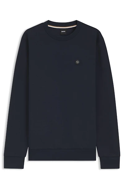 Cotton-blend sweatshirt with Double B monogram