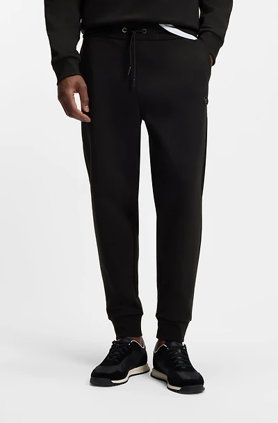 Cotton-blend track pants with Double B monogram badge