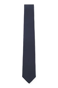 Jacquard-monogram tie in silk