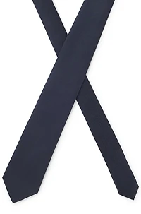 Jacquard-monogram tie in silk