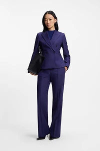 Slim-fit blazer virgin-wool twill