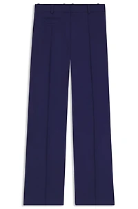 Regular-fit trousers virgin-wool twill