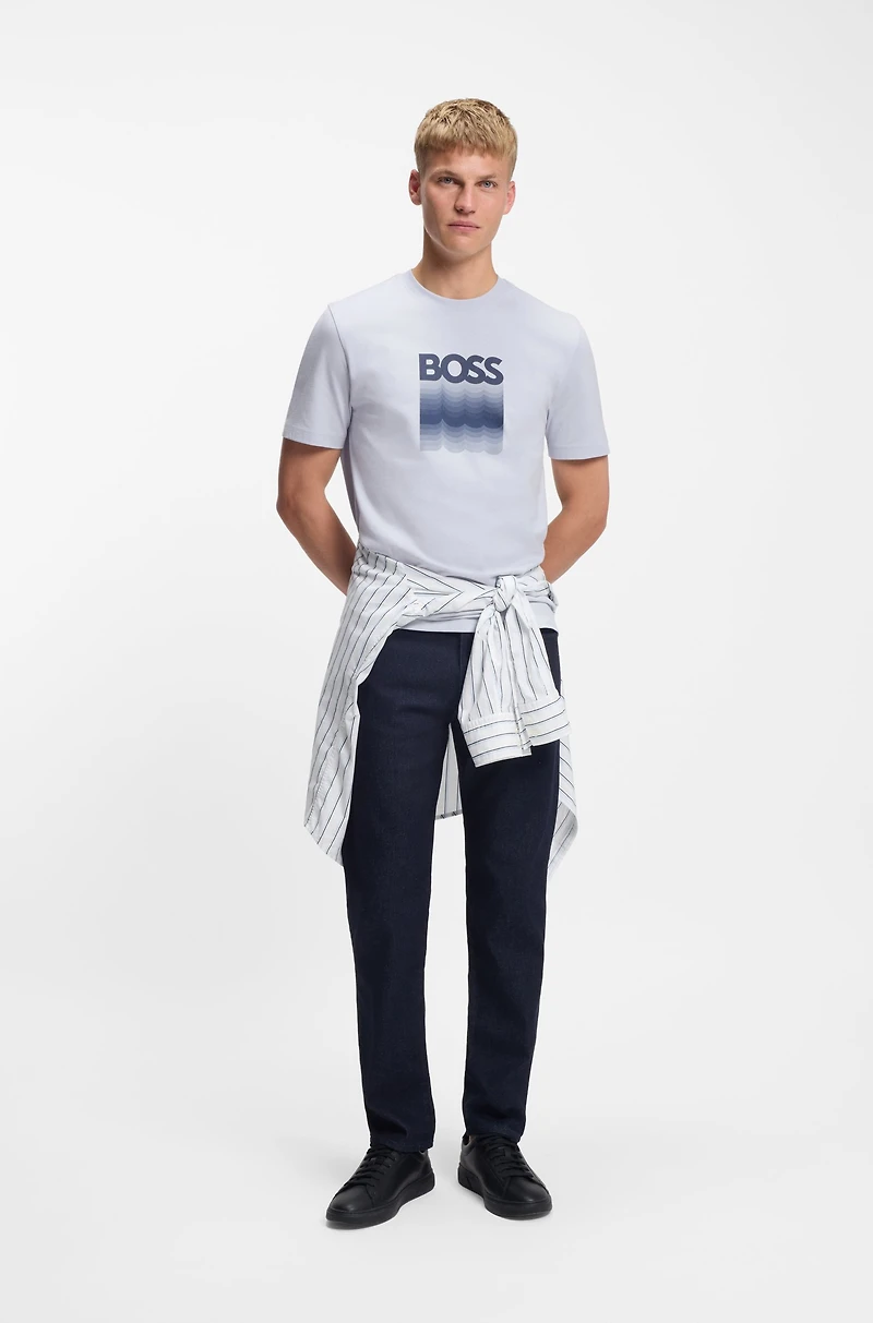 Regular-fit T-shirt cotton jersey