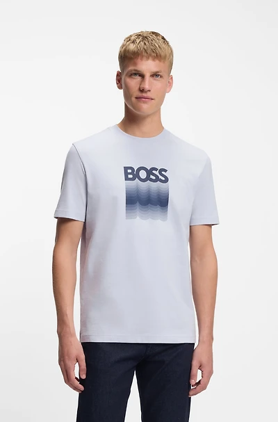 Regular-fit T-shirt cotton jersey