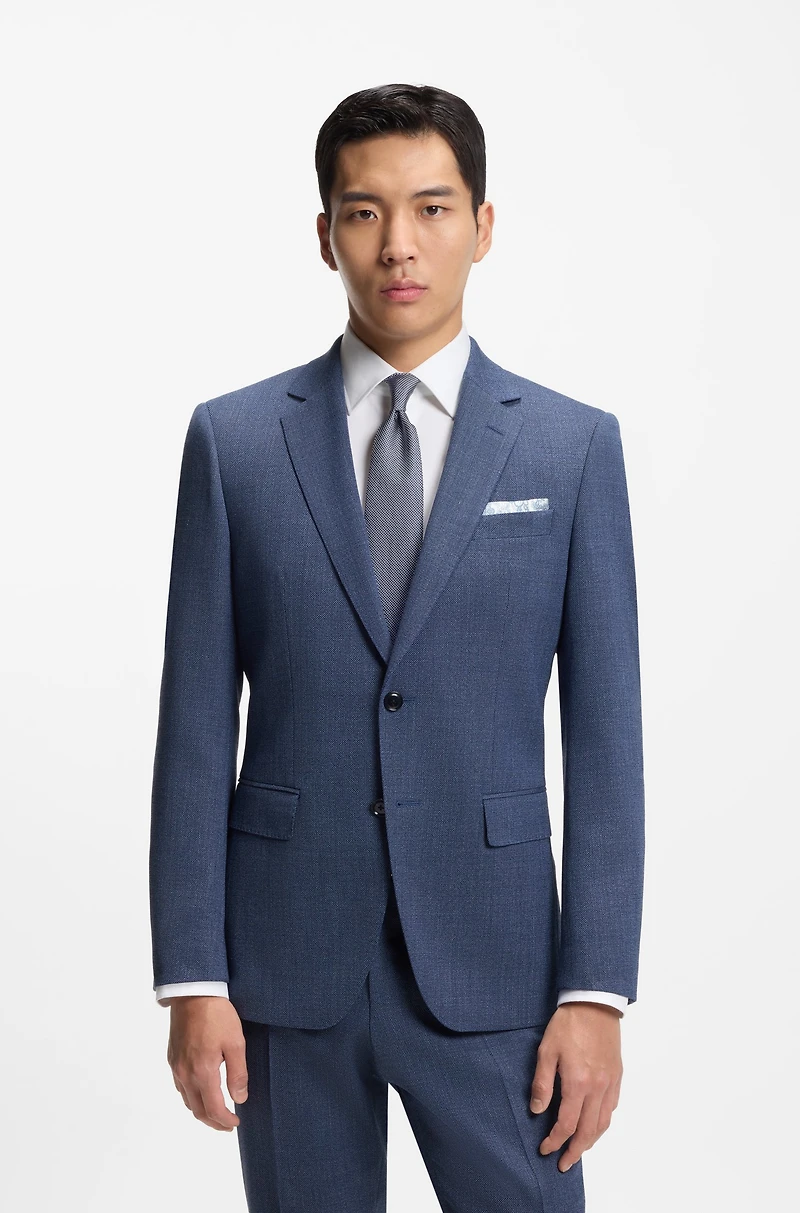 Jacquard-pattern tie in silk