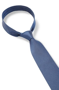 Jacquard-weave tie in silk