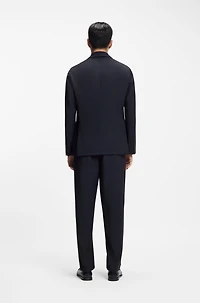 Washable slim-fit jacket a wool blend