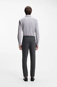 Printed slim-fit shirt performance-stretch jersey