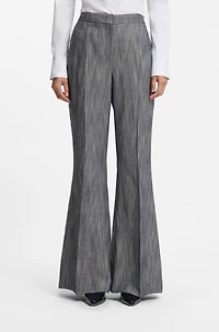 Regular-fit trousers melange denim
