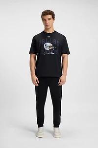 BOSS x DALLAS COWBOYS T-shirt with helmet graphic