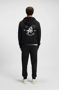 BOSS x DALLAS COWBOYS zip-up hoodie with alternative logo
