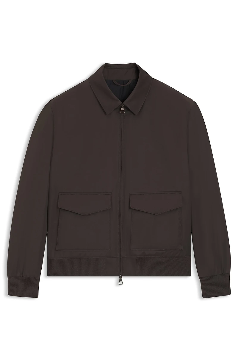 BECKHAM x BOSS jacket water-repellent twill