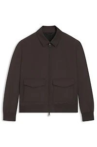 BECKHAM x BOSS jacket water-repellent twill