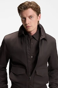 BECKHAM x BOSS jacket water-repellent twill