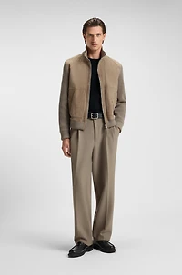 Mercerised-cotton T-shirt with Double B monogram