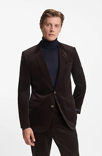 BECKHAM x BOSS jacket striped cotton