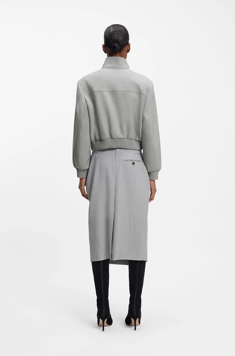 Regular-fit blazer stretch twill