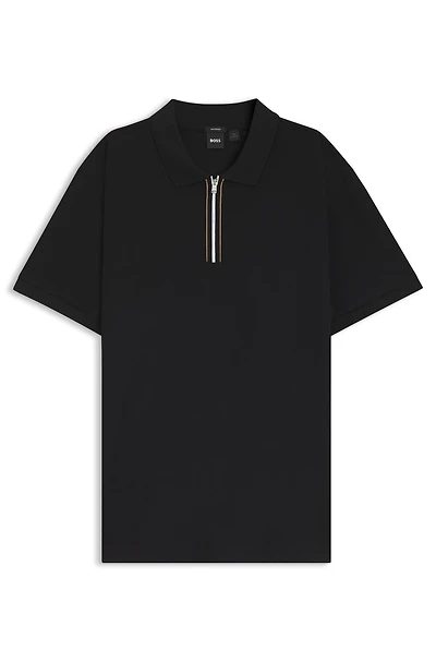 Regular-fit polo shirt mercerized cotton