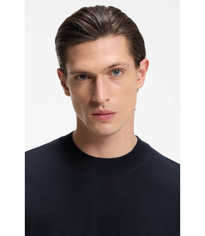 Knitted sweater virgin wool
