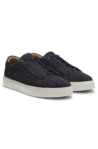 Gary trainers with woven suede uppers