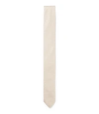 Jacquard-pattern tie in a silk blend