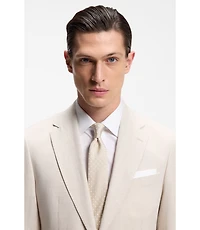 Jacquard-pattern tie in a silk blend