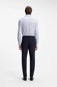 Printed slim-fit shirt performance-stretch jersey