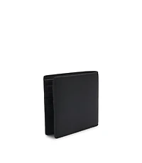 Billfold wallet with silver-tone logo lettering