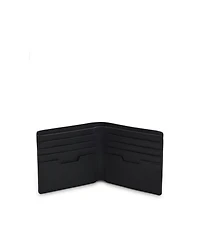 Billfold wallet with silver-tone logo lettering