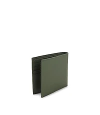 Billfold wallet with silver-tone logo lettering