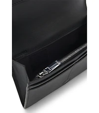 Travel wallet with logo lettering