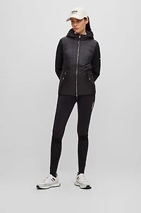 Equestrian full-grip breeches power-stretch material