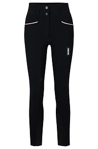 Equestrian full-grip breeches power-stretch material