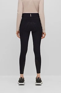 Equestrian full-grip breeches power-stretch material