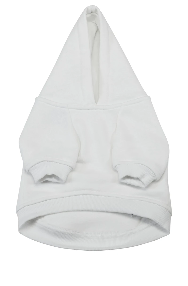 Dog hoodie with iconic stripe logo