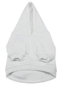 Dog hoodie with iconic stripe logo