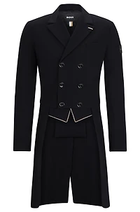 Equestrian tailcoat super-stretch material