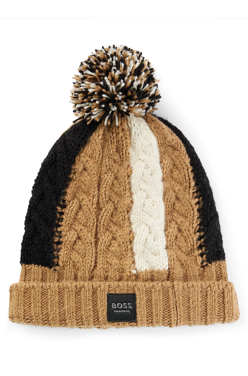 Equestrian lightweight bobble hat in signature colors