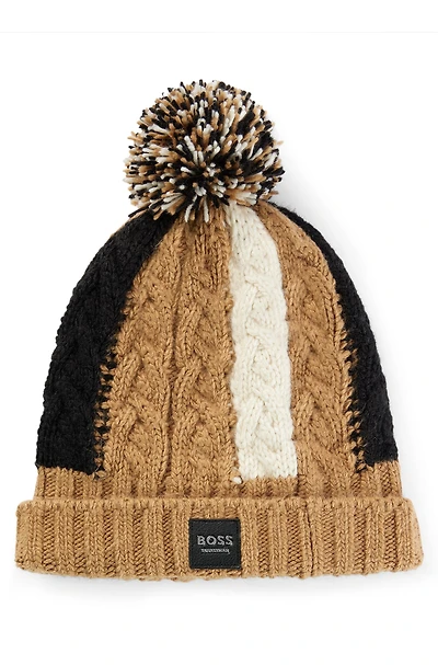 Equestrian lightweight bobble hat in signature colors