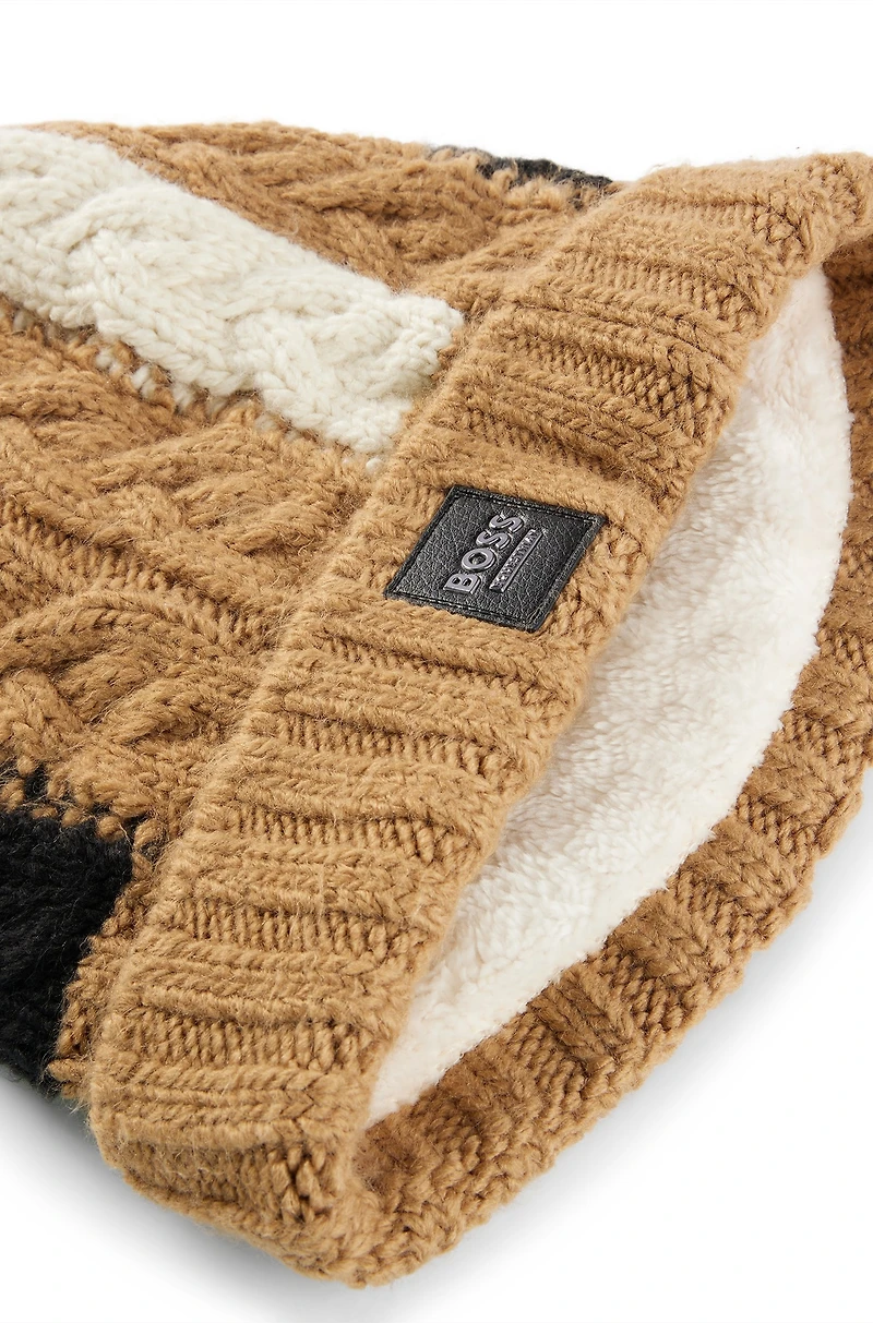 Equestrian lightweight bobble hat in signature colors