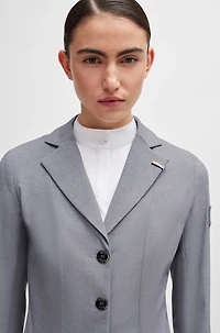 Equestrian show blazer super-stretch material