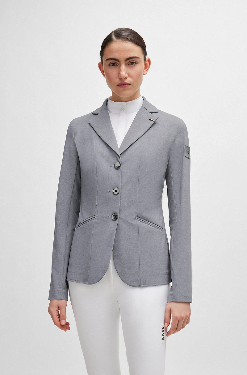 Equestrian show blazer super-stretch material