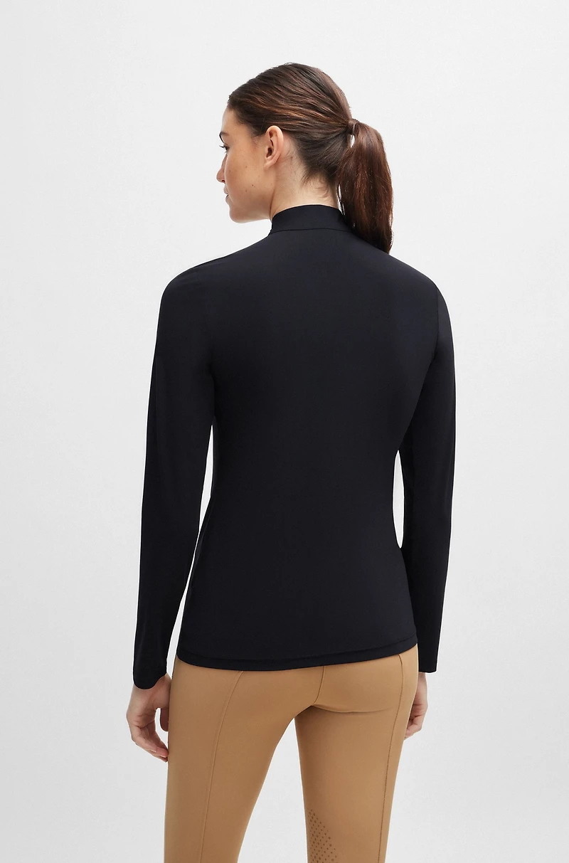 Equestrian show top super-stretch fabric