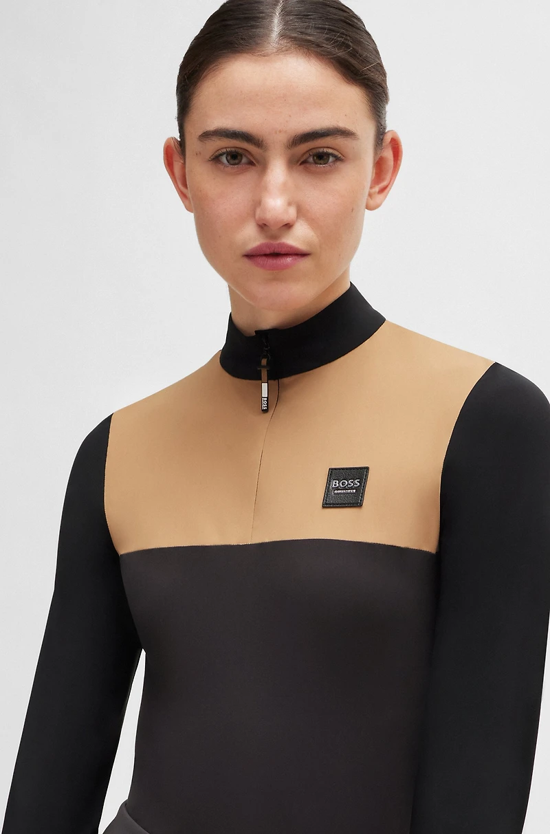 Equestrian training top quick-drying fabric